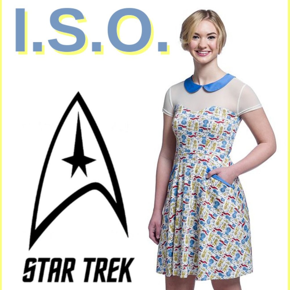 ISO Star Trek Ships Mae Dress